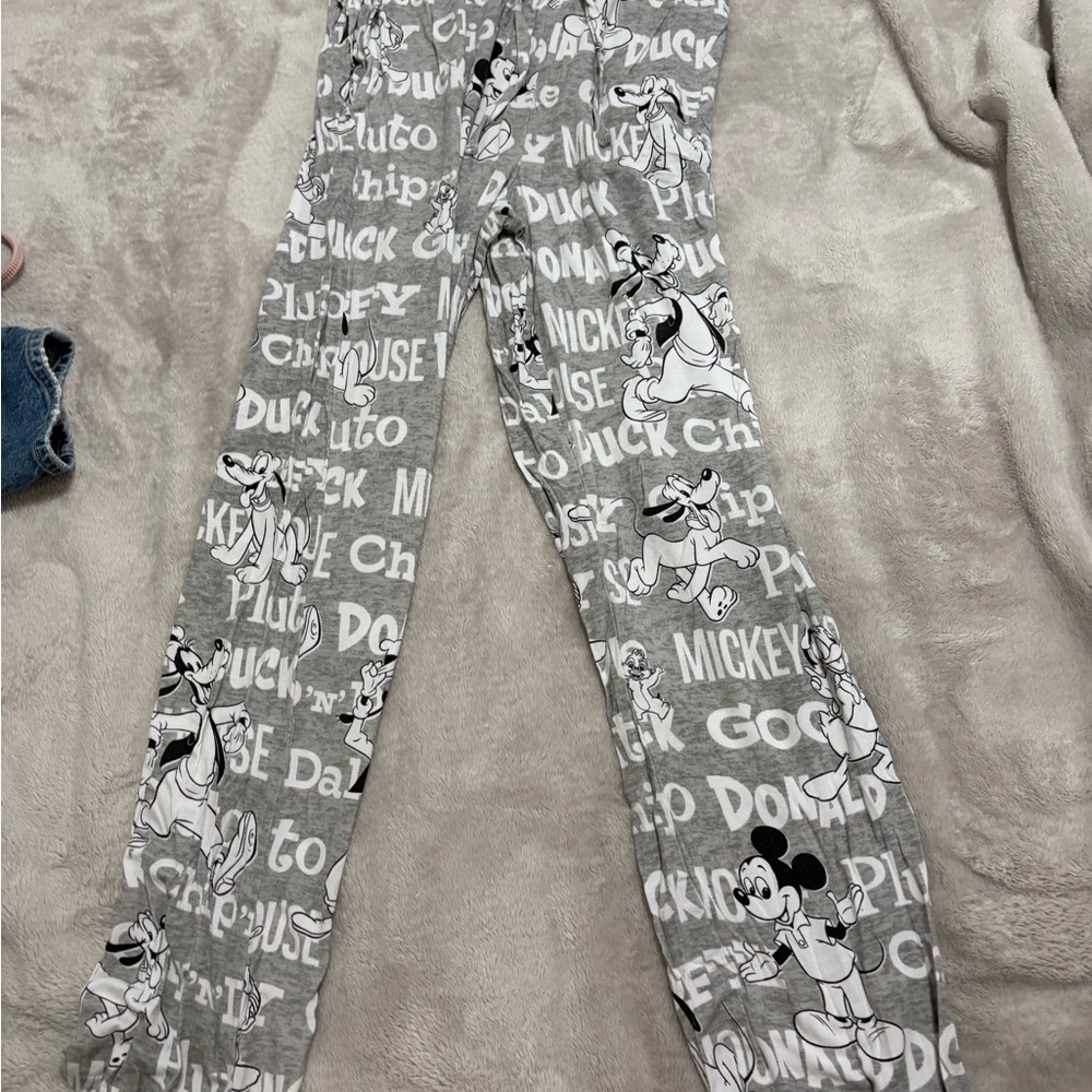 Gray Disney Character Pajama Pants
